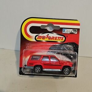 Vintage 1/60 Majorette 1990s Toyota 4Runner 4*4 #275 Red 200 Series 1/64